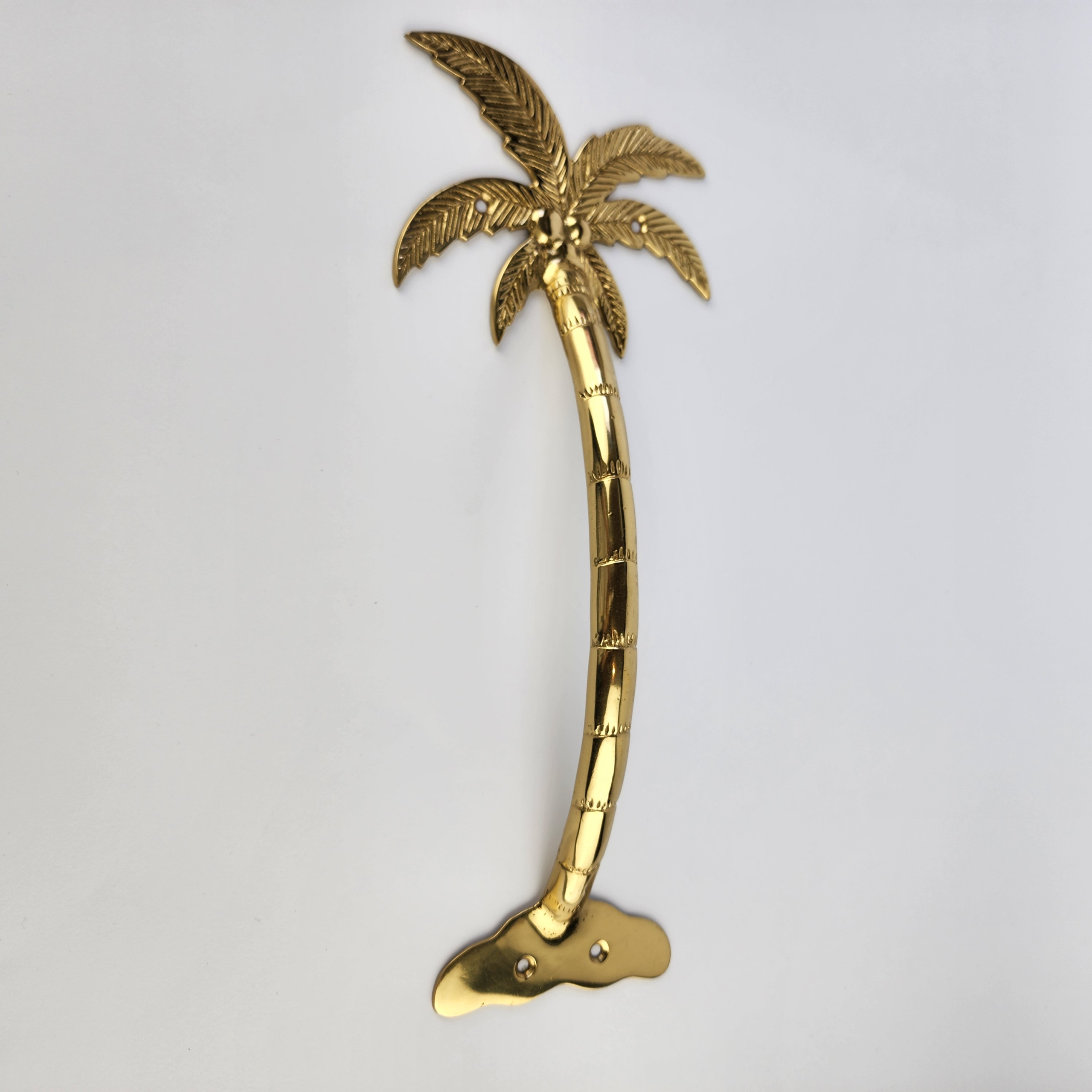 2 Palm Handle 33cm Brass Door Handle Strong Hollow Inside - Image 5