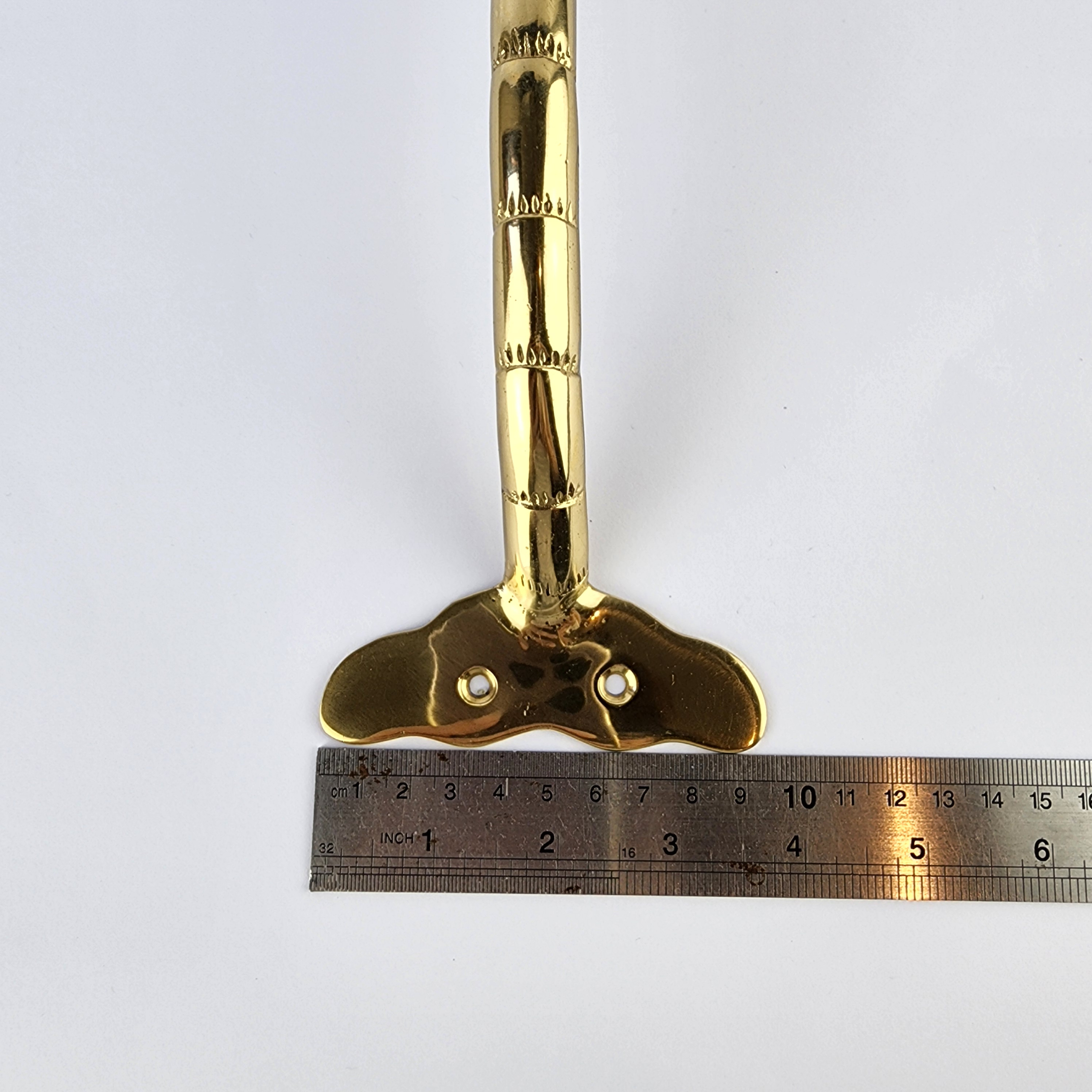 2 Palm Handle 33cm Brass Door Handle Strong Hollow Inside - Image 11