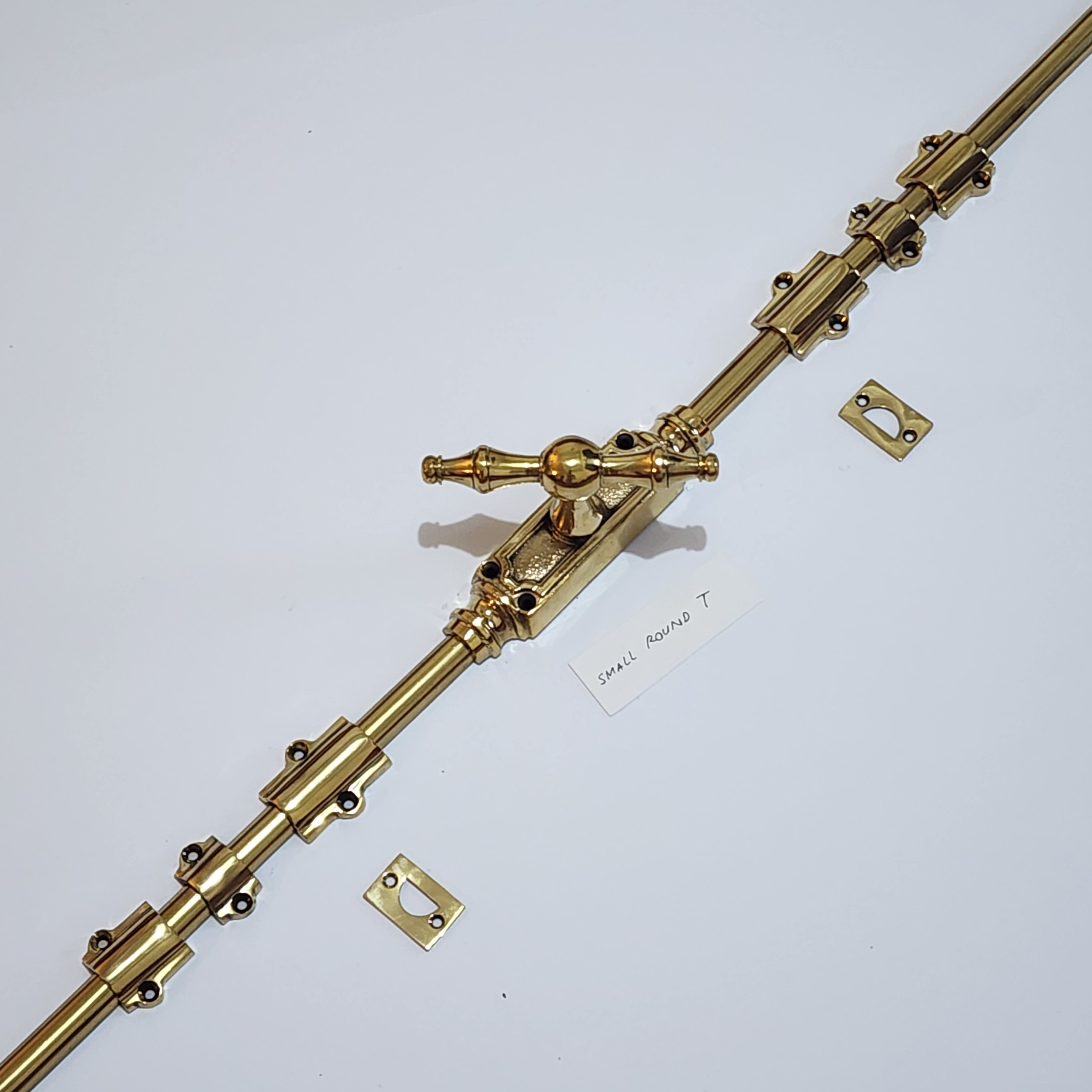 T Round SMALL Knob - Cremone Bolt 110" inches total long with Plain Knuckels - Image 7