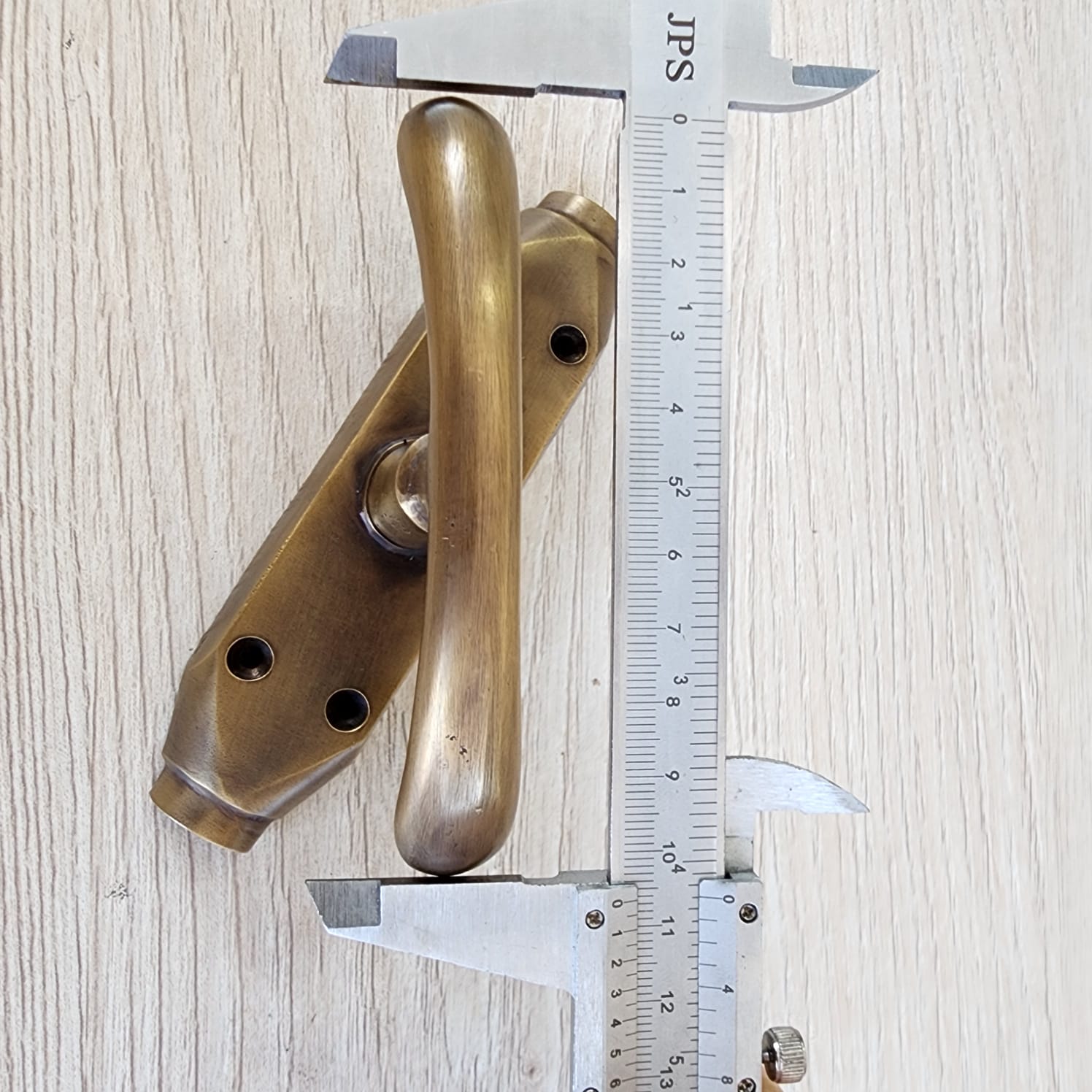 T LARGE Knob Brass Cremone Bolt 110" inches total long - Image 18