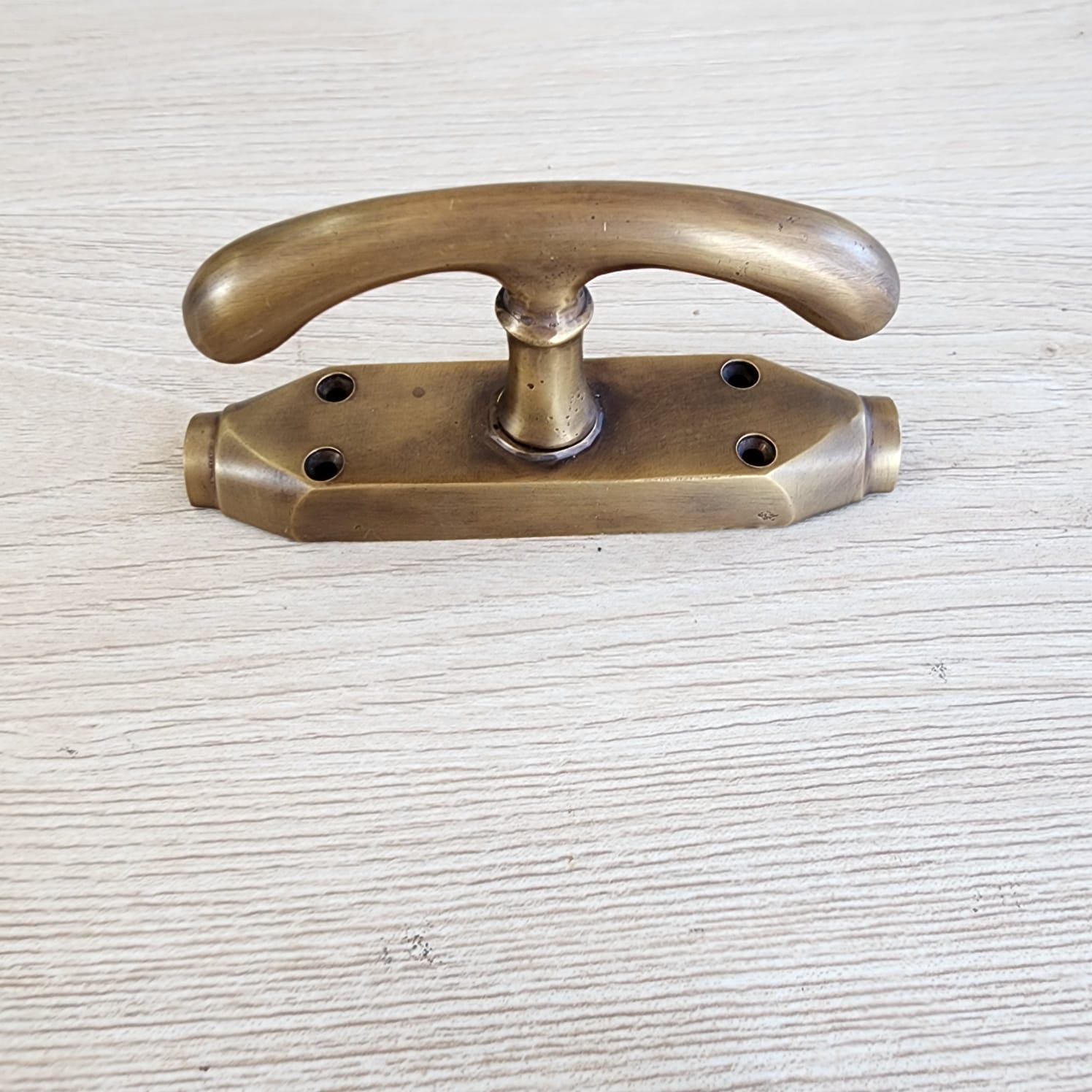 T LARGE Knob Brass Cremone Bolt 110" inches total long - Image 20